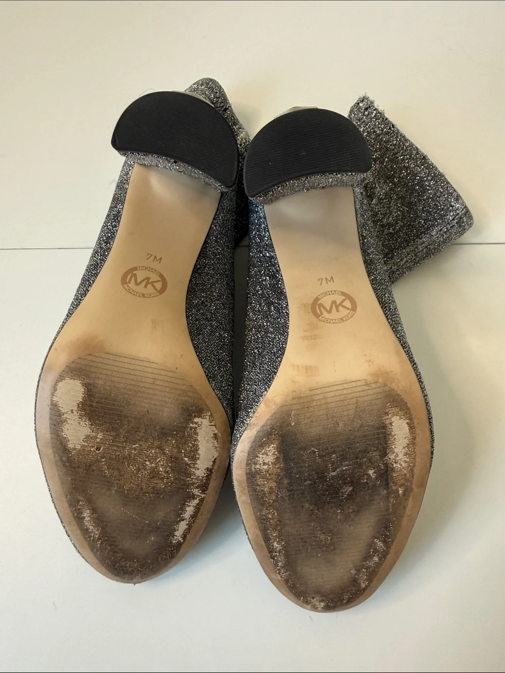 Michael Kors Sparkle Knit Ankle Boots - Silver